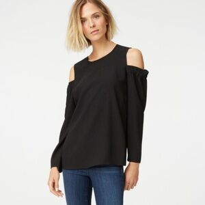 Club Monaco cold shoulder top